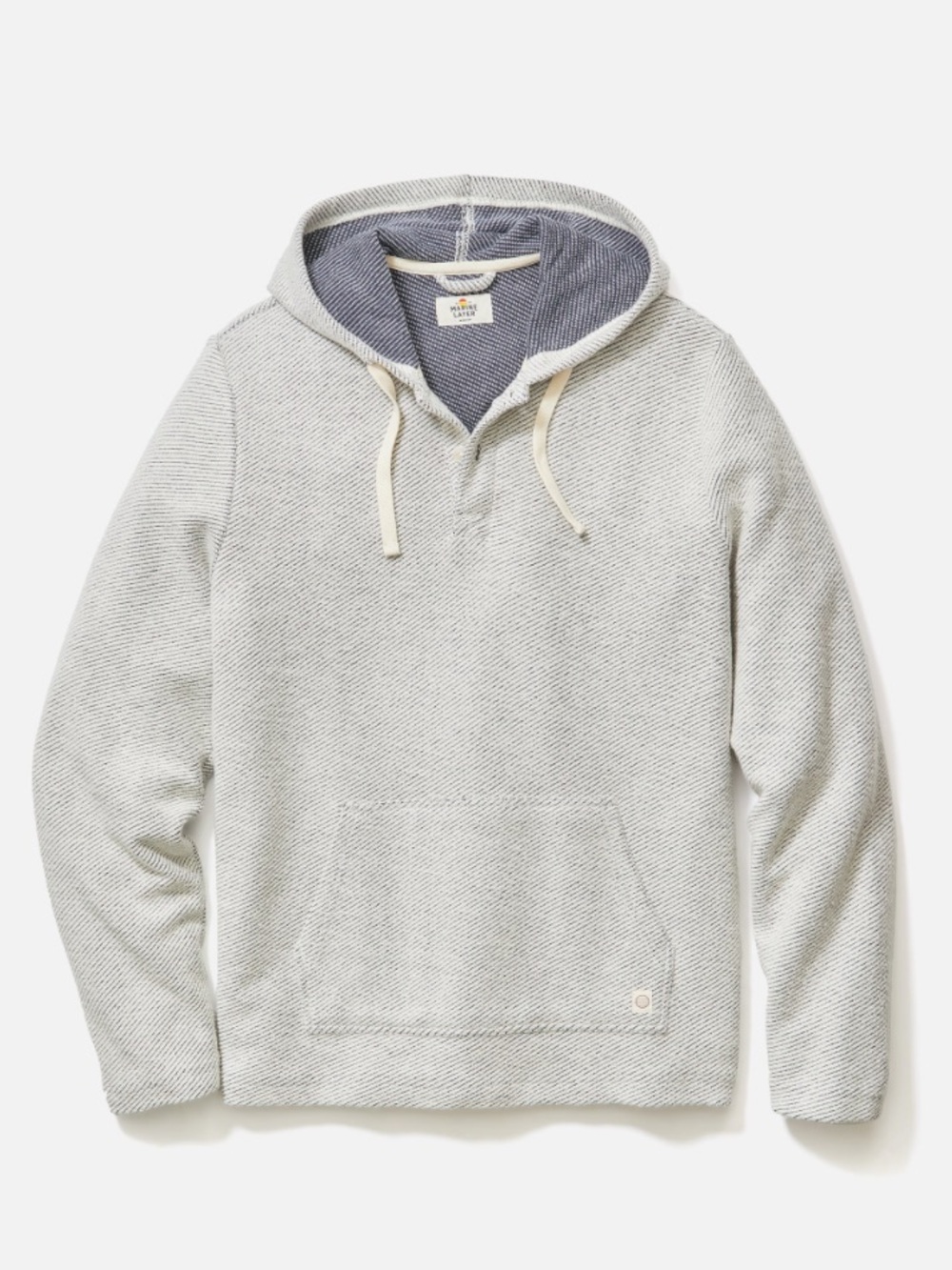 Marine Layer Men’s Portola Beach Hoodie Pullover 100 Organic Cotton Sz M